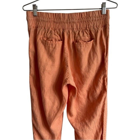 Athleta Cabo Linen Jogger, Cactus Peach, Size 4 - Picture 9 of 10